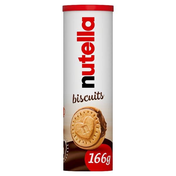 Nutella Chocolate & Hazelnut Biscuit Tube (166g)