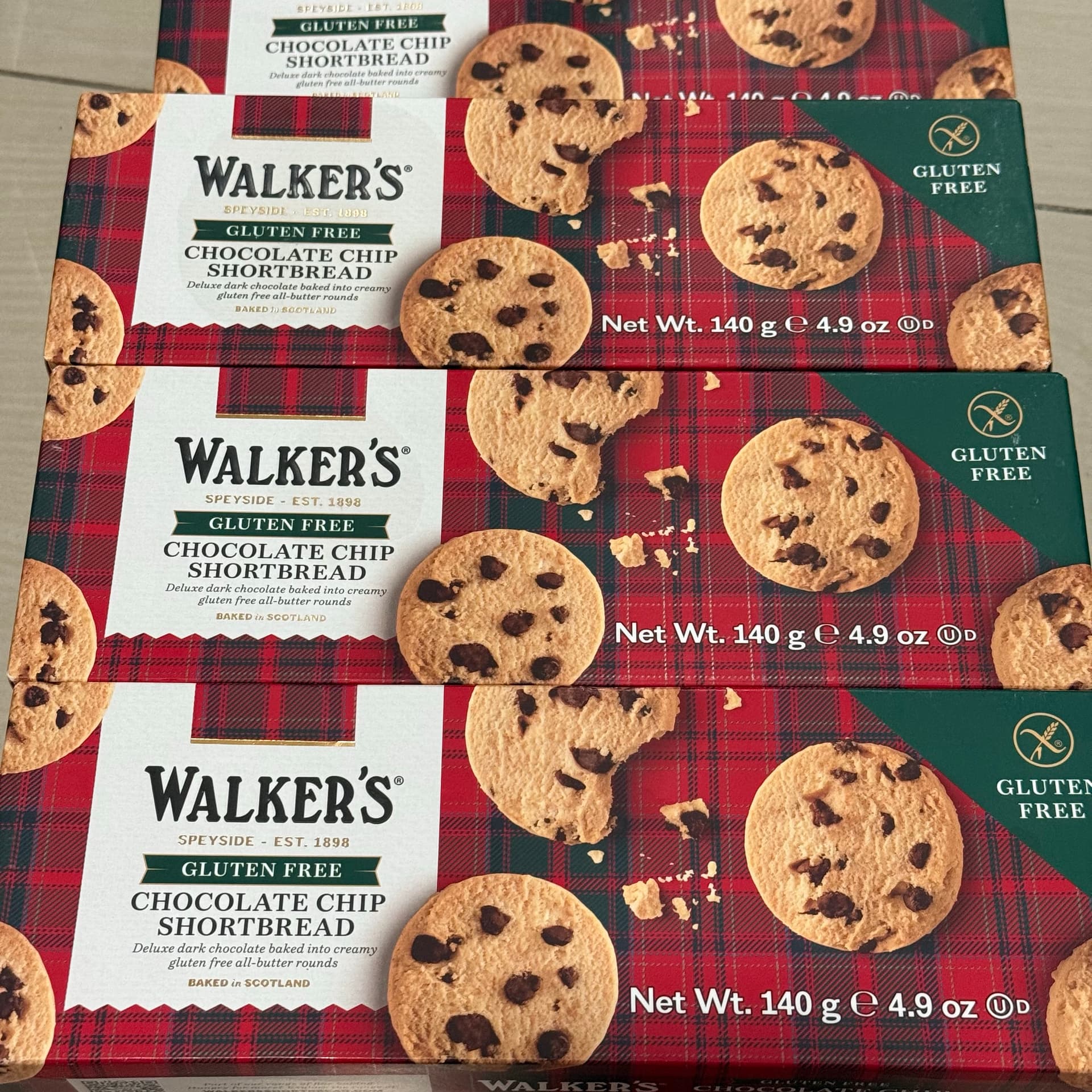 Walker’s Gluten Free Chocolate Chip Shortbread