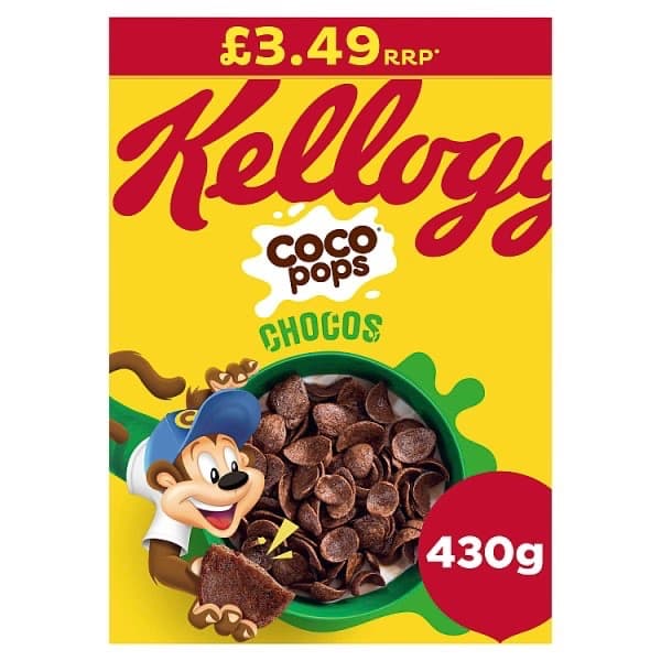 Kellogg's Coco Pops Chocos Breakfast Cereal